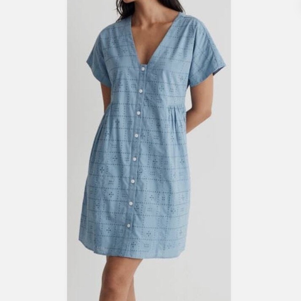 NWT Madewell Eyelet Erin Dress. Size Small.